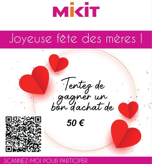 Nouveau jeu concours pour la fête des mères
