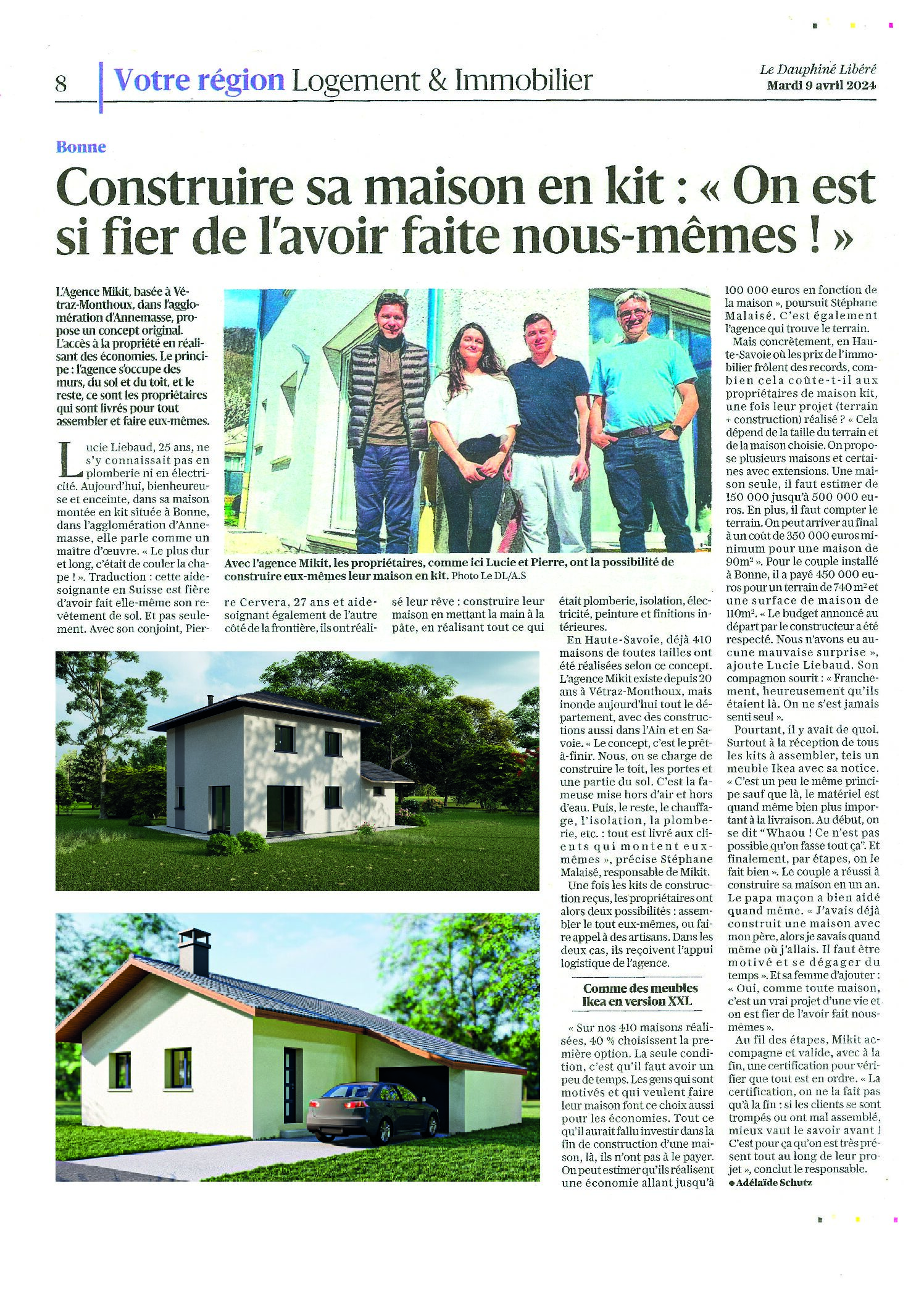 Le Dauphiné parle de nous!