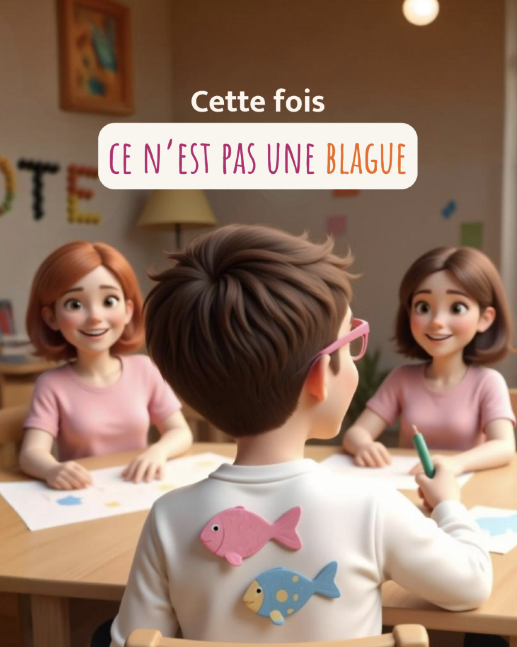 1er Avril, tu vas enfin avoir ta propre chambre !!