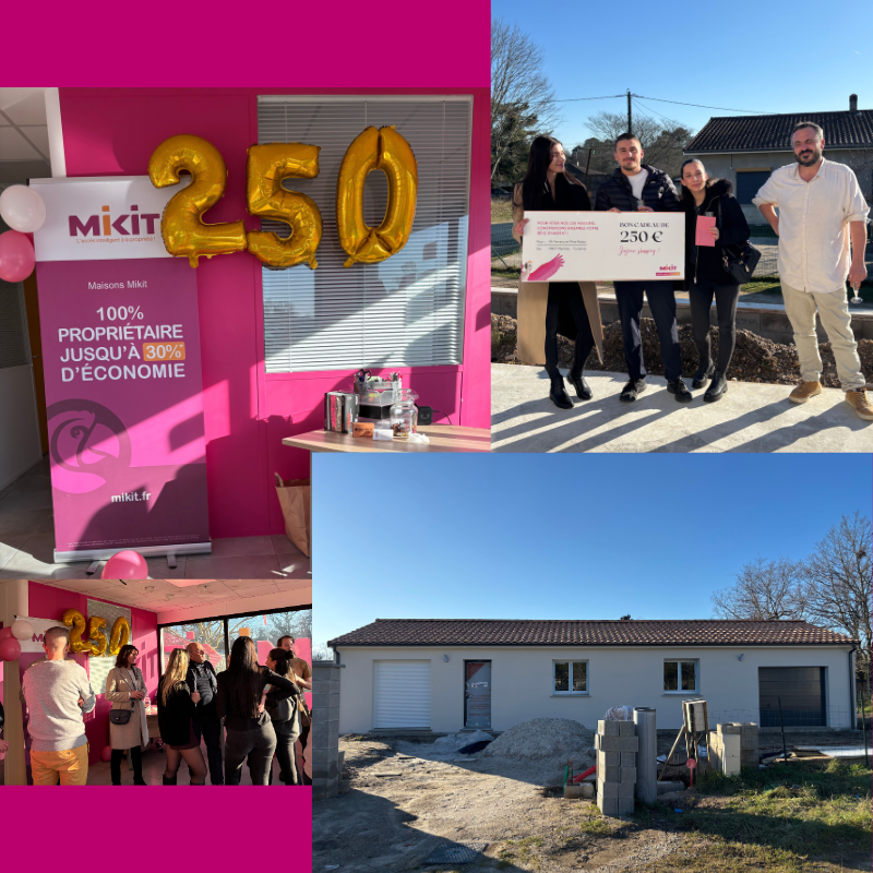 Venez découvrir notre événement exclusif pour célébrer la construction de notre 250ᵉ maison ! Une occasion unique d’explorer notre concept et de rencontrer notre équipe !