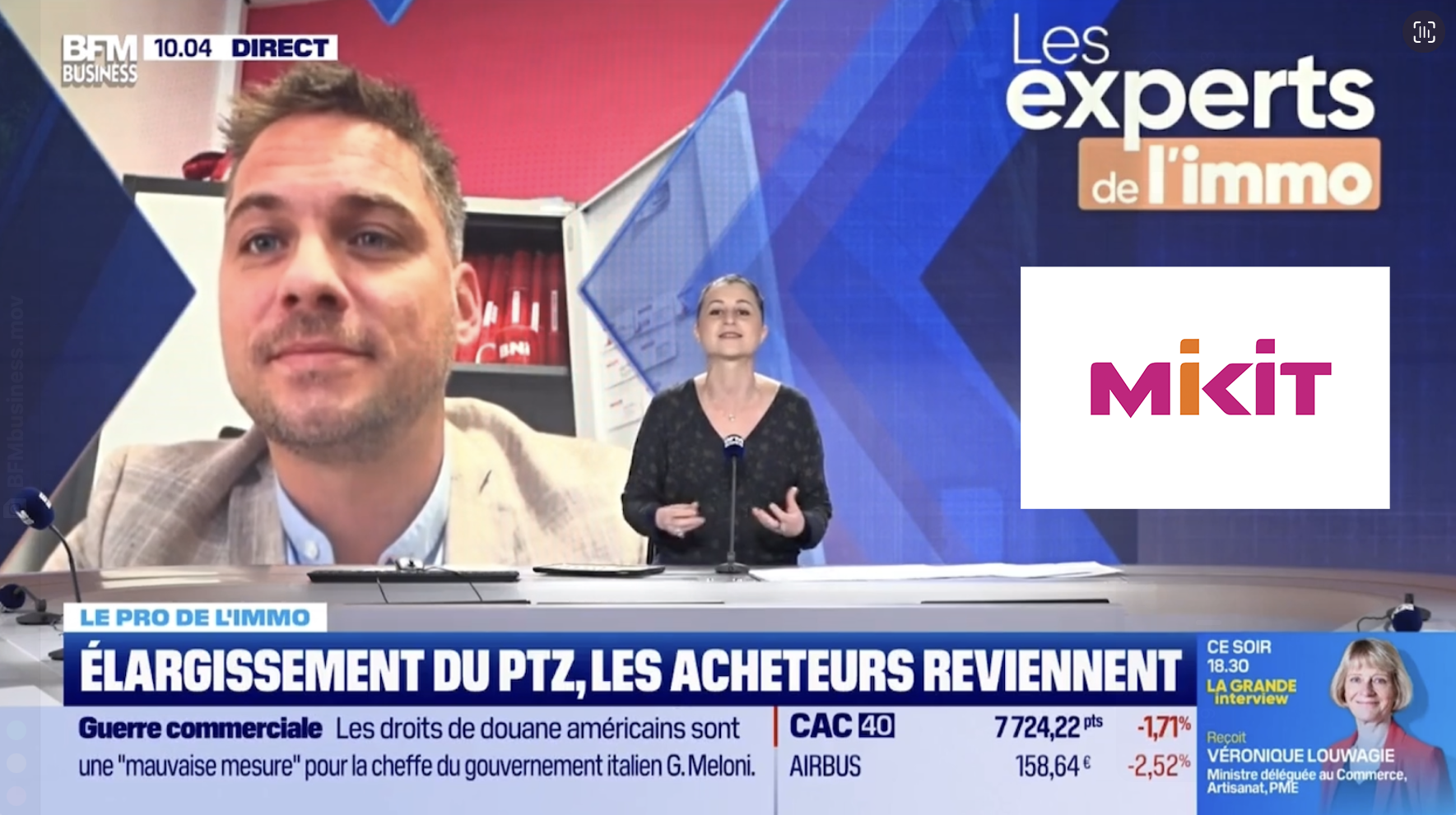 MIKIT Valence en direct sur BFM Business