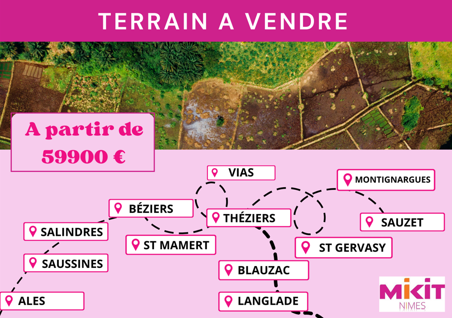 Prix des terrains en baisse