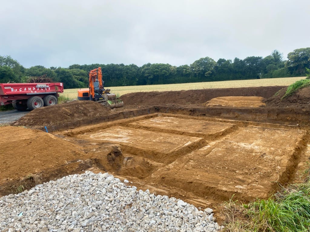 DEBUT DE CHANTIER POUR DAVID ET GWENAELLE