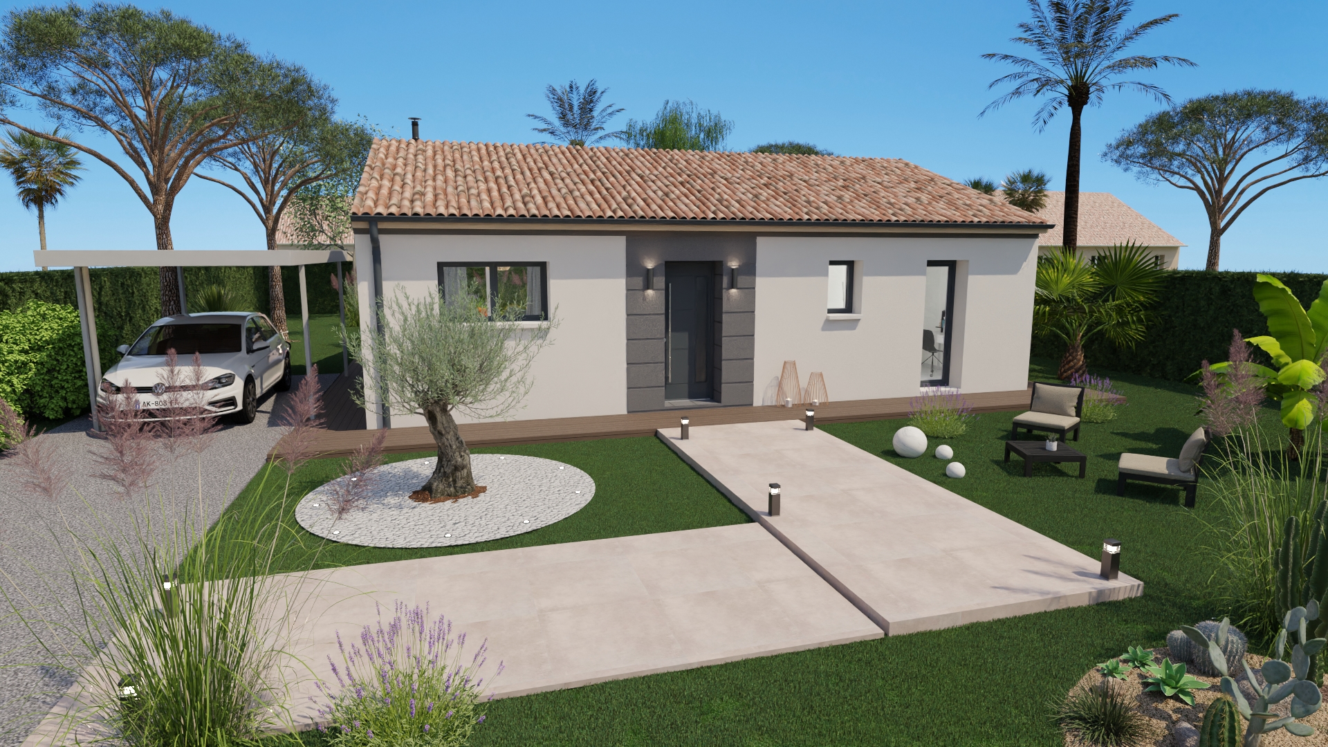 Maison de plain-pied à Sainte Livrade sur Lot