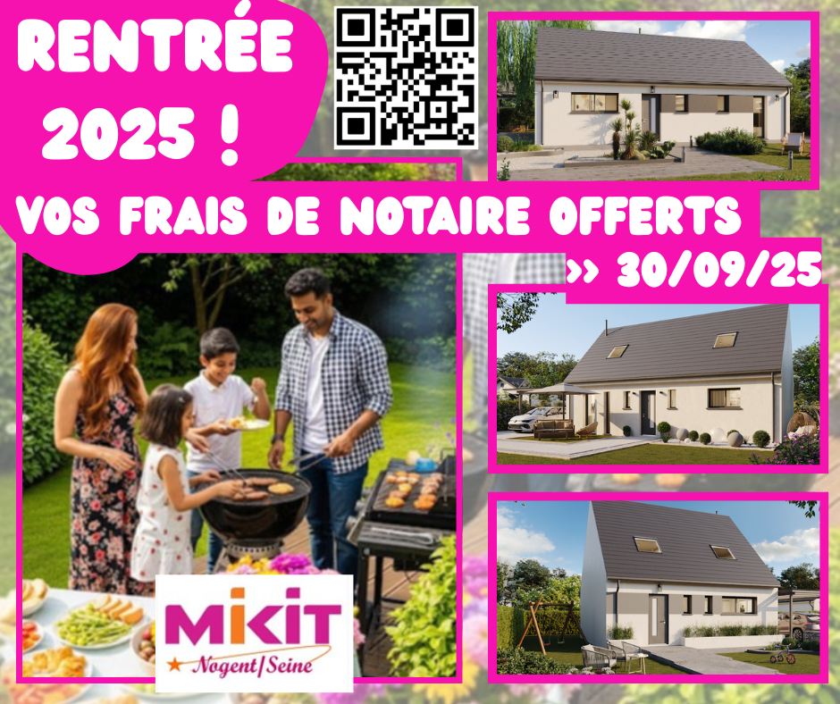 Vos frais de notaire offerts jusqu'au 30/09/2025