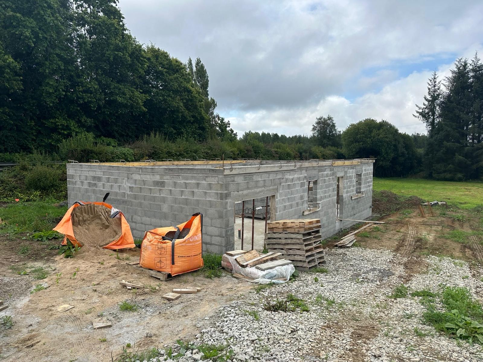 début de chantier
