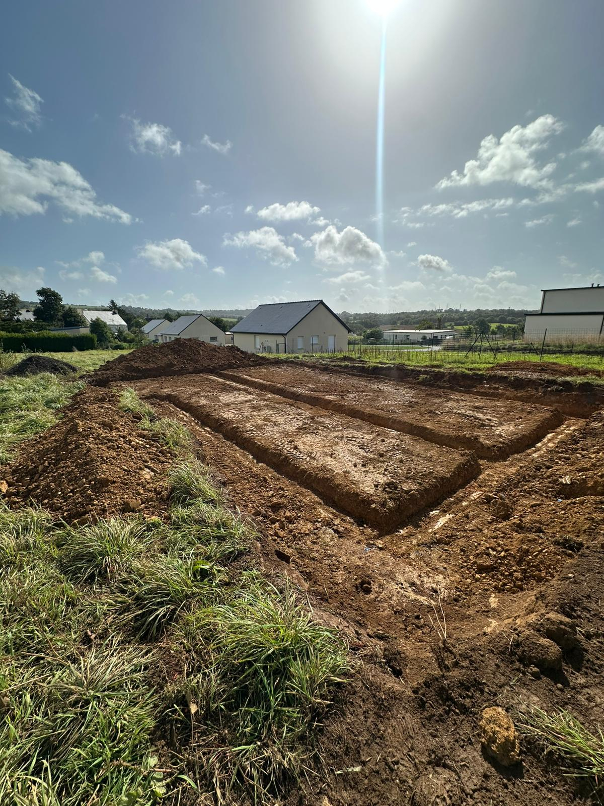 Démarrage de chantier à Dinéault