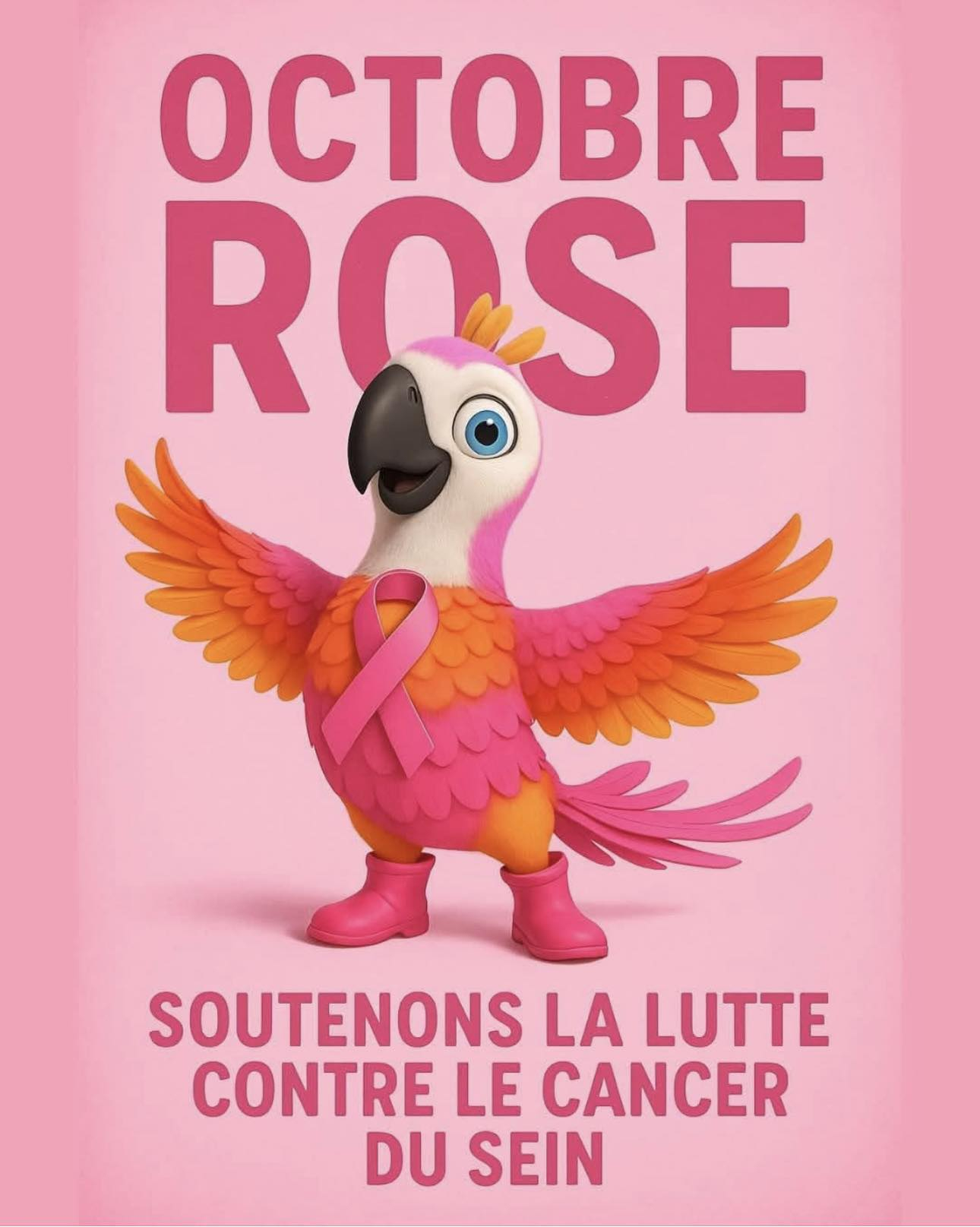 Mikit Lunel soutient Octobre Rose ðŸŽ€