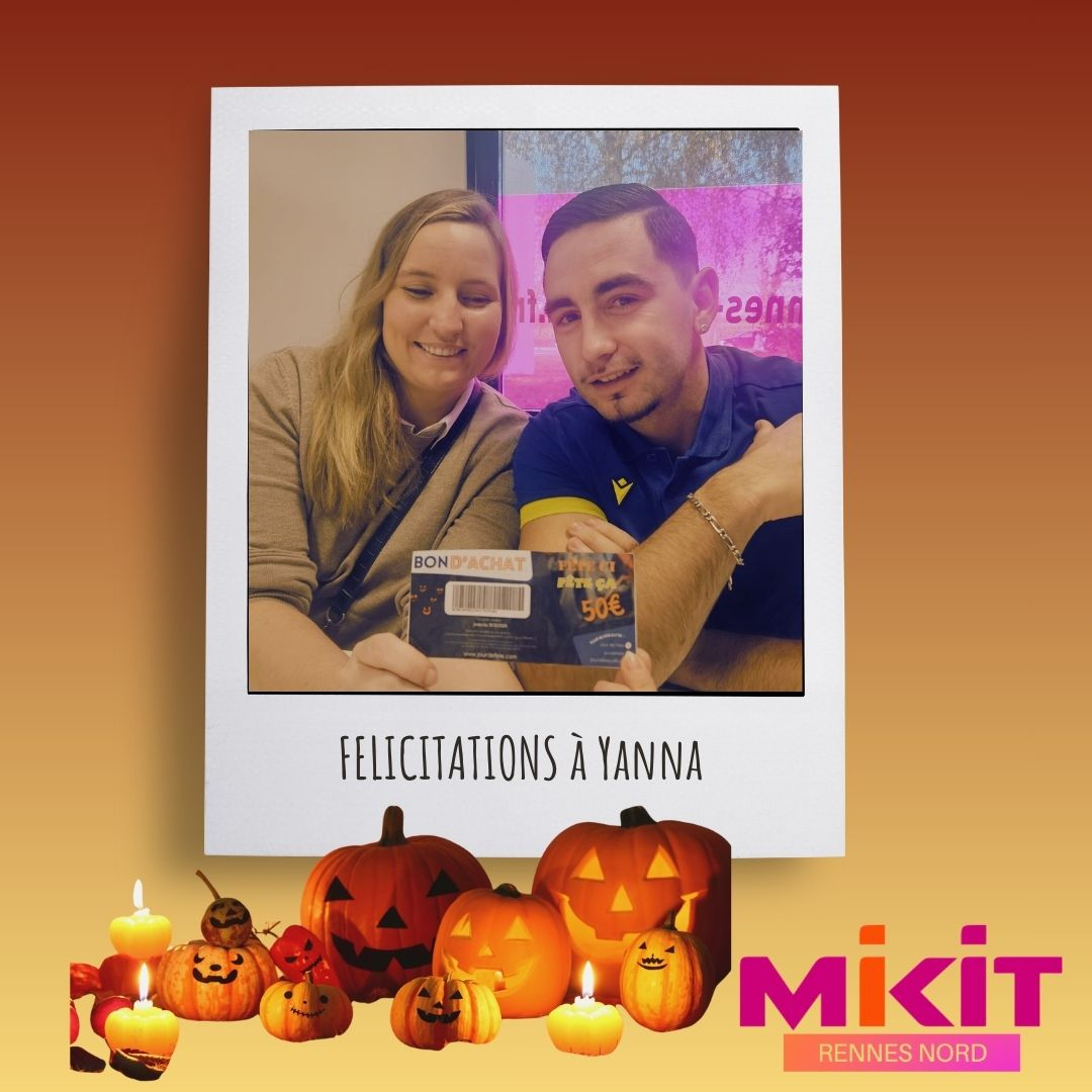 Notre grand jeu d'halloween à La Mézière a sa gagnante !