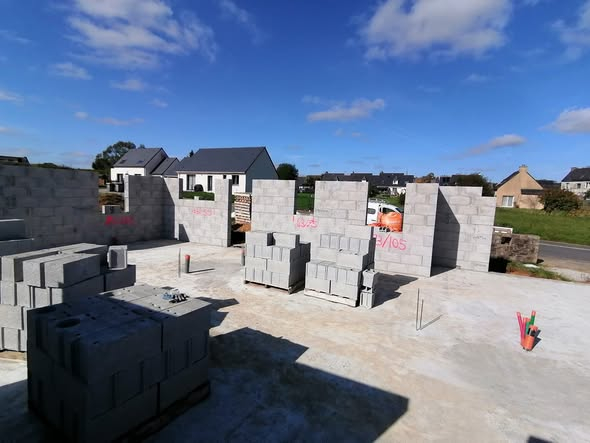 Démarrage de chantier à Dinéault