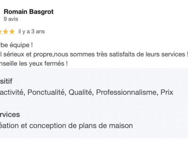 Avis constructeur MIKIT Limoges