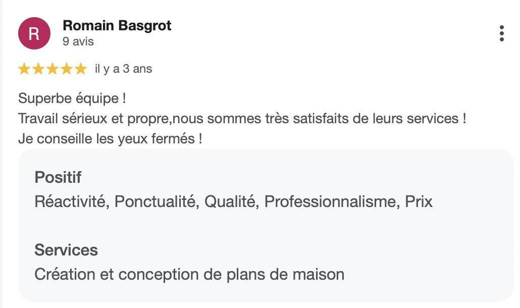 Avis constructeur MIKIT Limoges