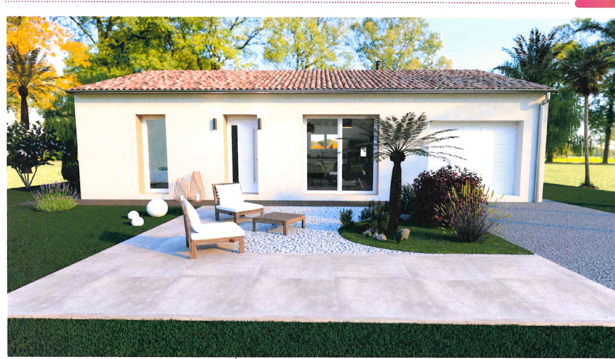 Votre maison prêt a finir a saisir sur terrain 812m2