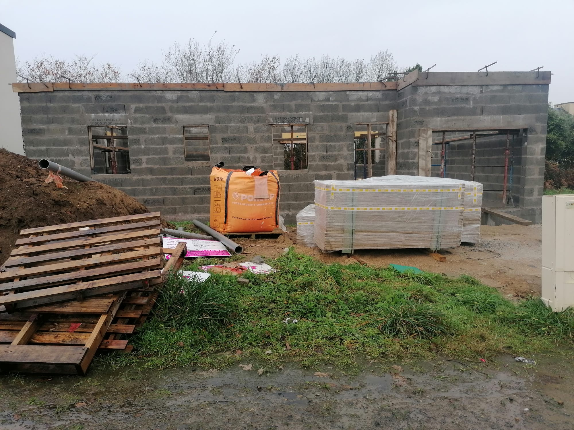 lancement de la construction