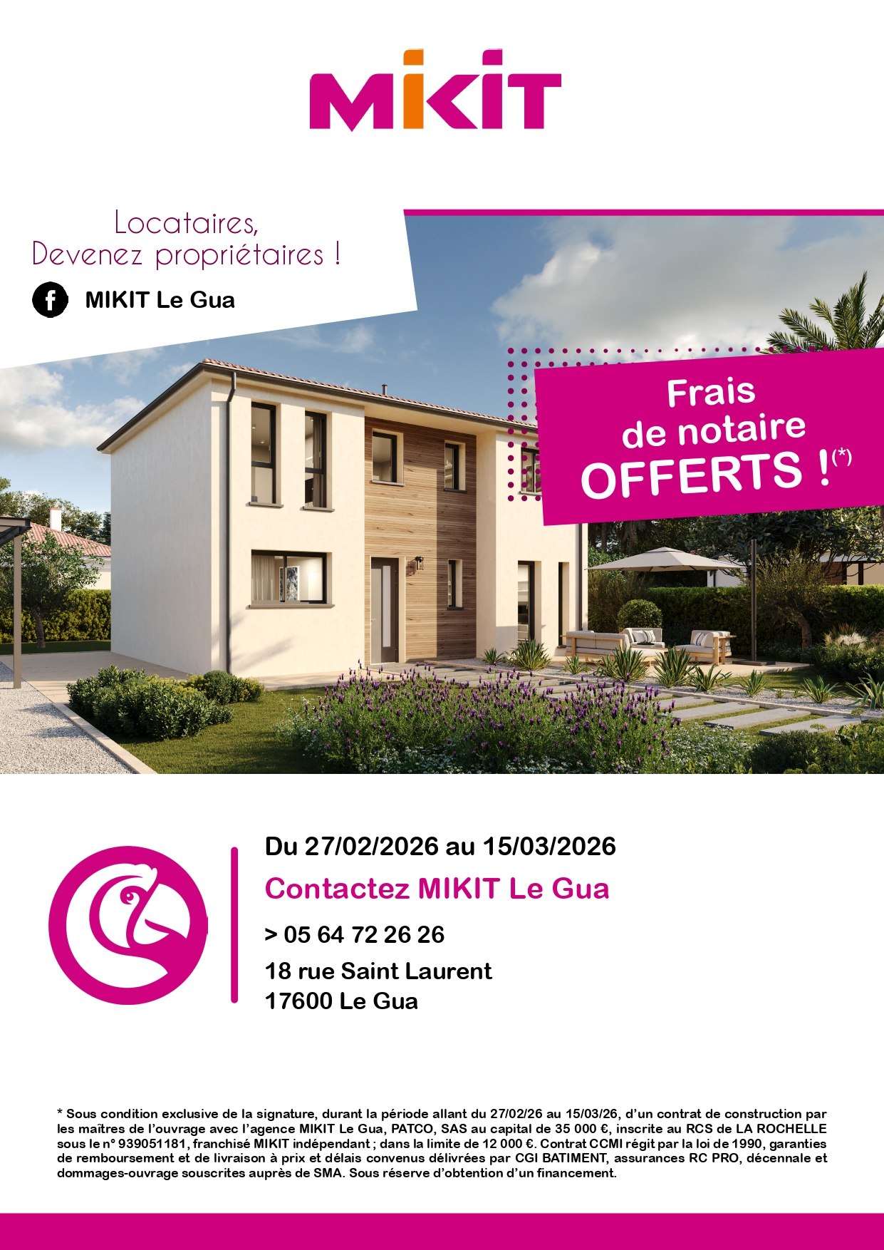 OFFRE EXCEPTIONNELLE POUR VOTRE PROJET DE CONSTRUCTION