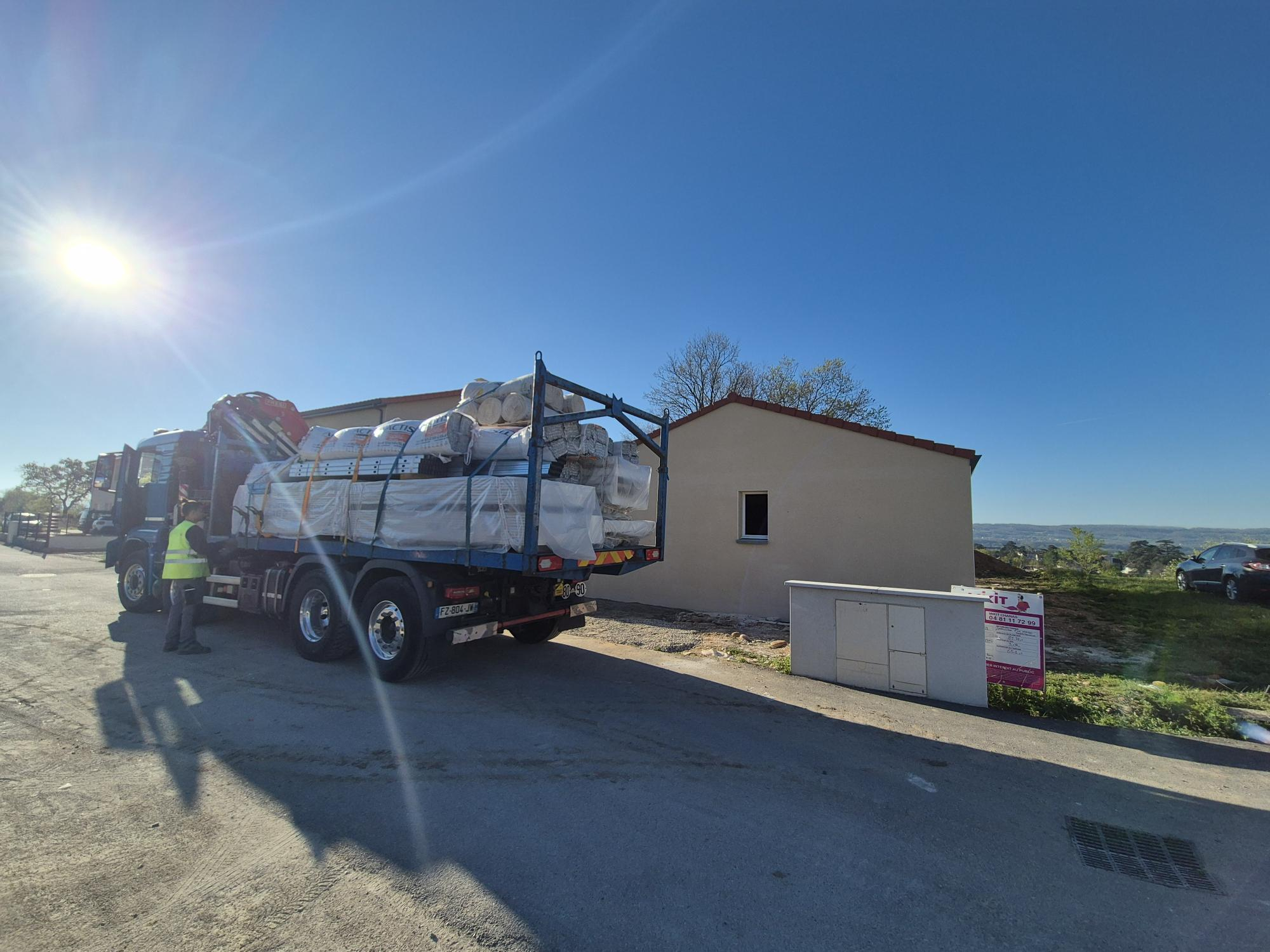 Ils ont fait construire leur maison neuve avec un petit budget &agrave; &Eacute;pinouze dans la Dr&ocirc;me - 26
