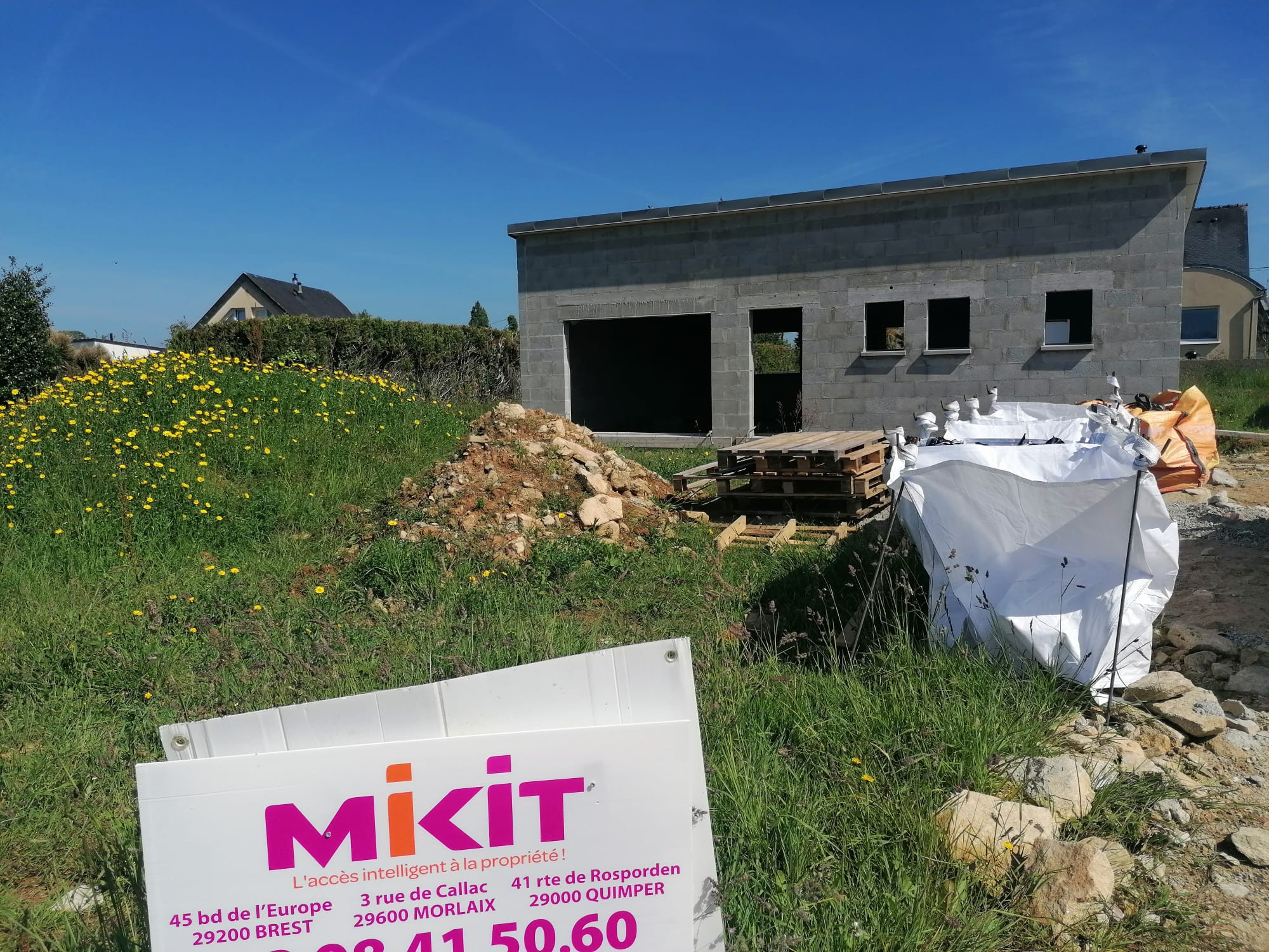 DEBUT DE CHANTIER A QUIMPERLE