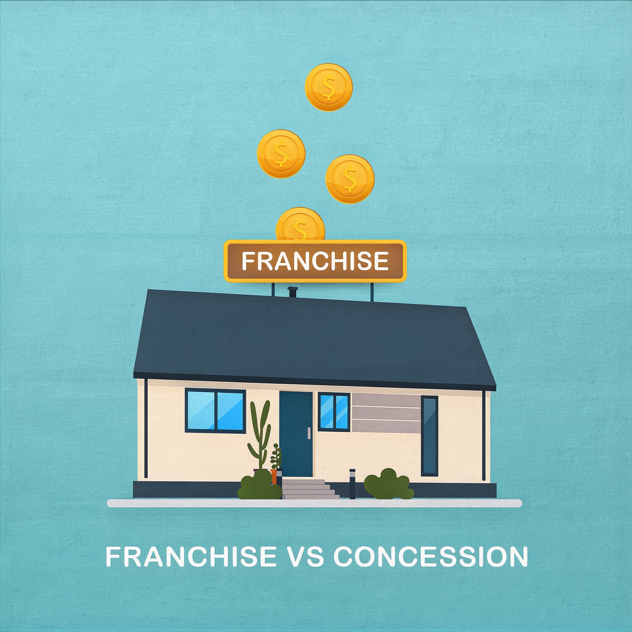 Quelle diff&eacute;rence entre franchise et concession ?