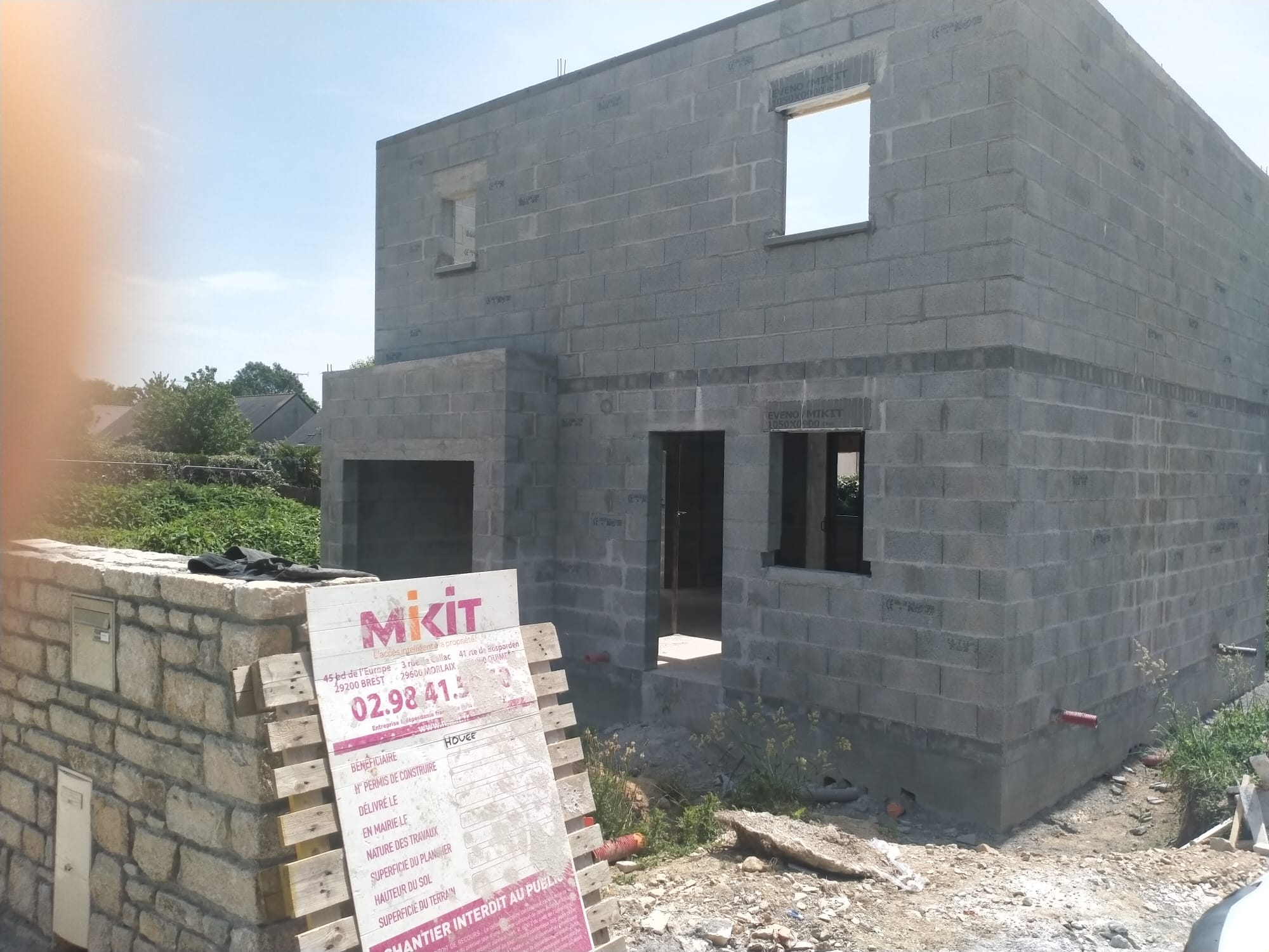 DEBUT DE CHANTIER A PLOGONNEC