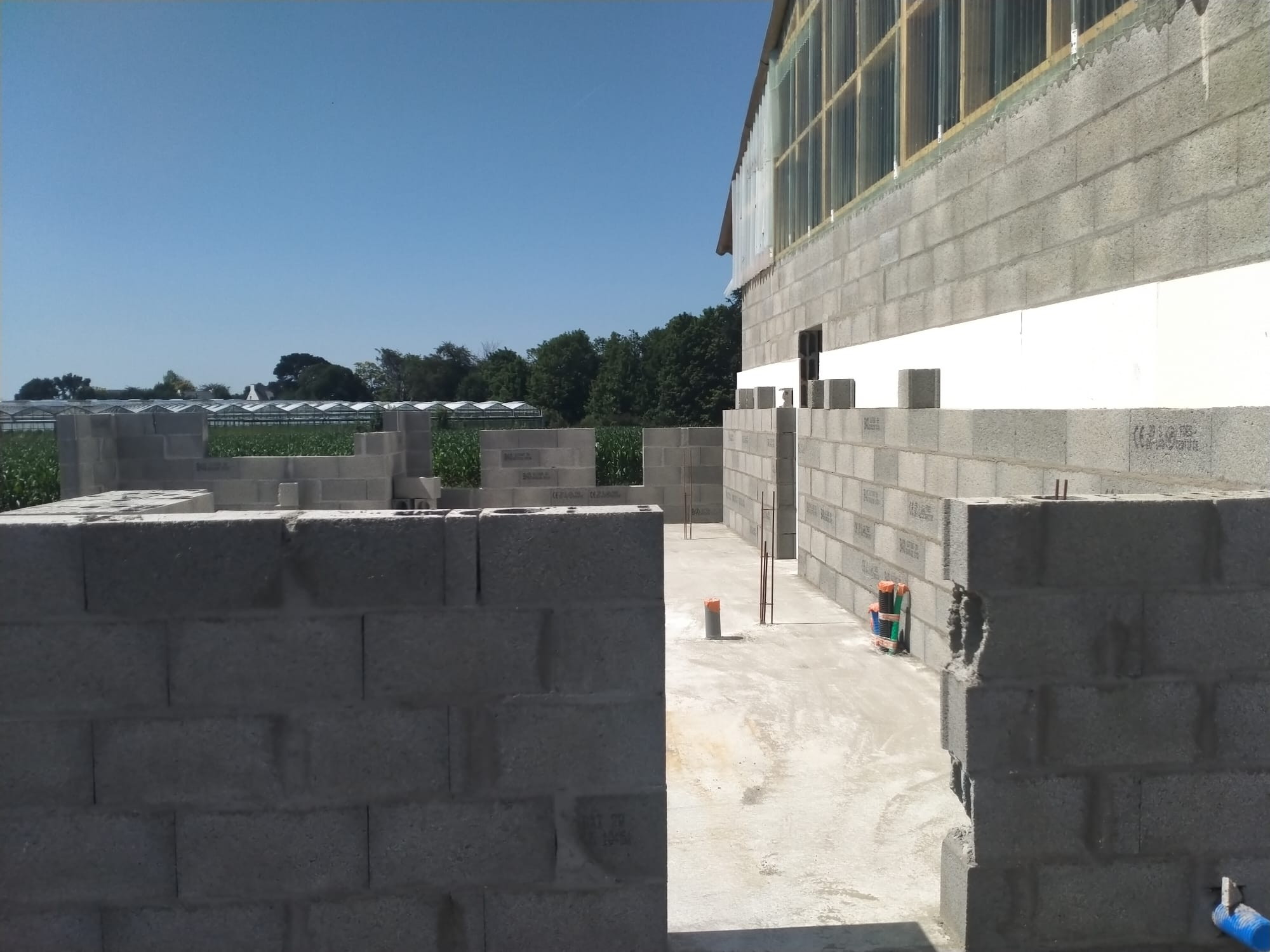 DEBUT DE CHANTIER A GUIPAVAS