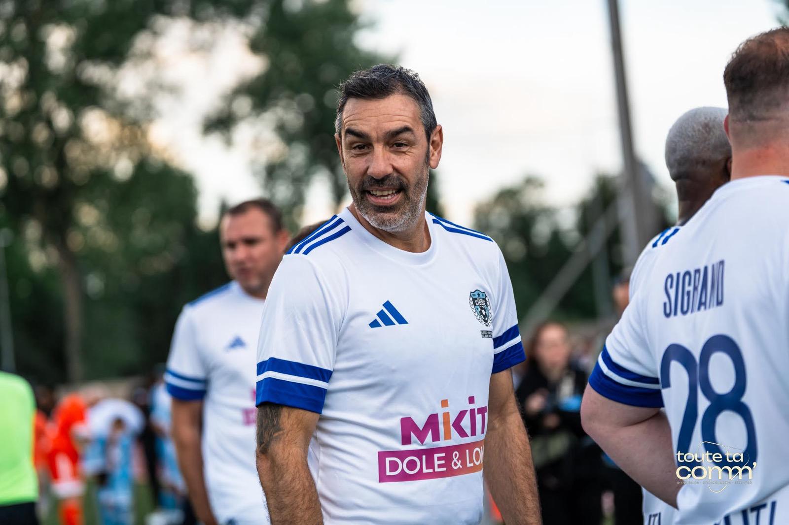 Djibril Ciss&eacute; Dimitri Payet Robert Pir&egrave;s match gala solidaire Dole 2026