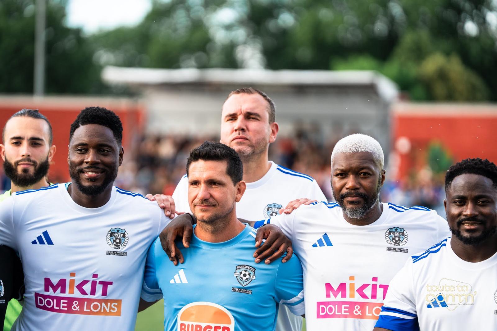 Match football solidaire Dole 2026 anciens internationaux fran&ccedil;ais