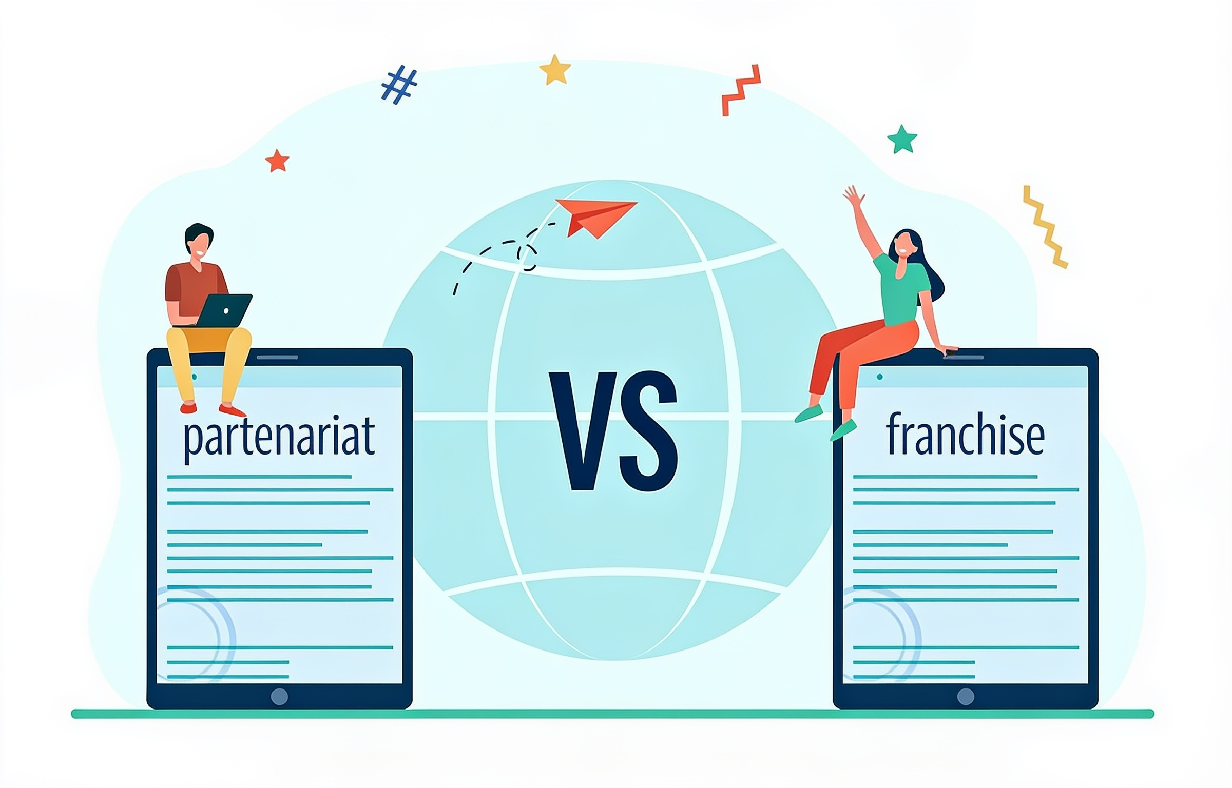 Franchise ou contrat de partenariat : quelles différences ?