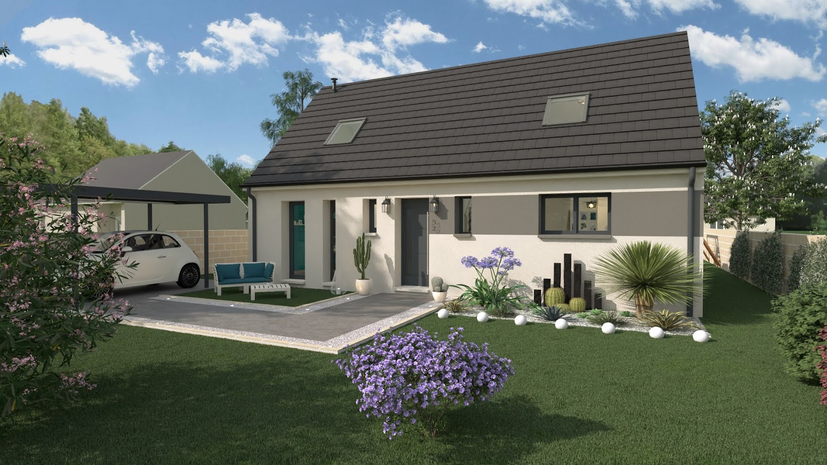 Construire &agrave; Saint Jean de la Motte, &eacute;quilibre entre tranquillit&eacute; et praticit&eacute; !