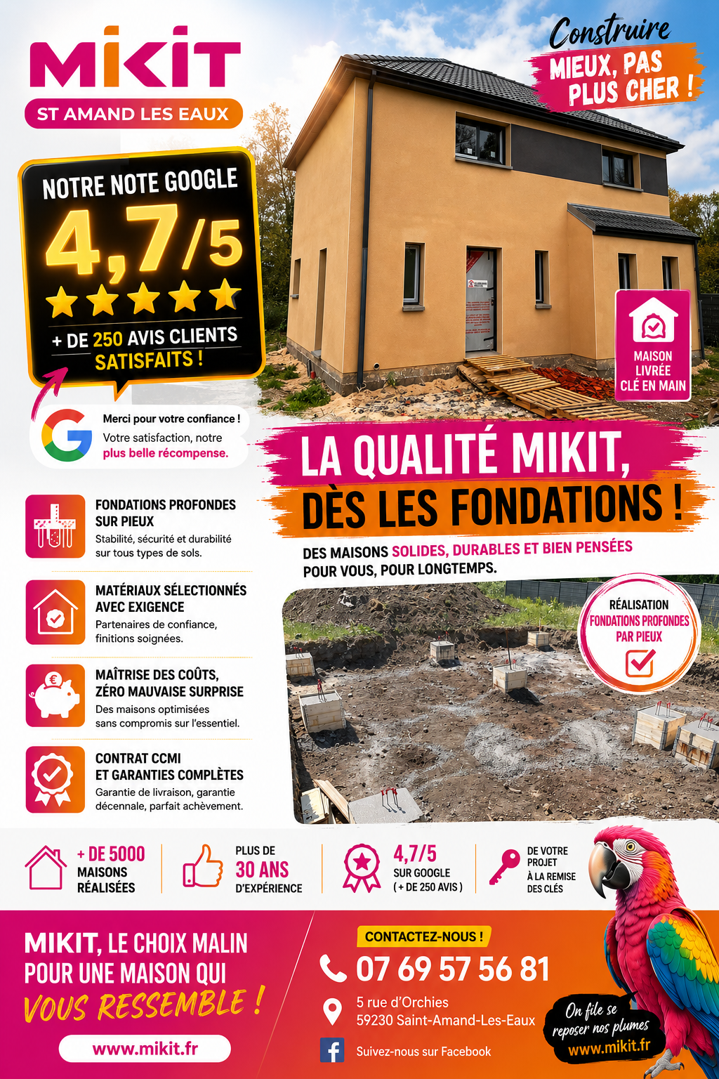 Pourquoi une maison MIKIT est bien plus qu'une maison accessible : la qualité de construction avant tout