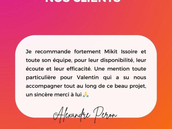 Nouveaux Avis Clients