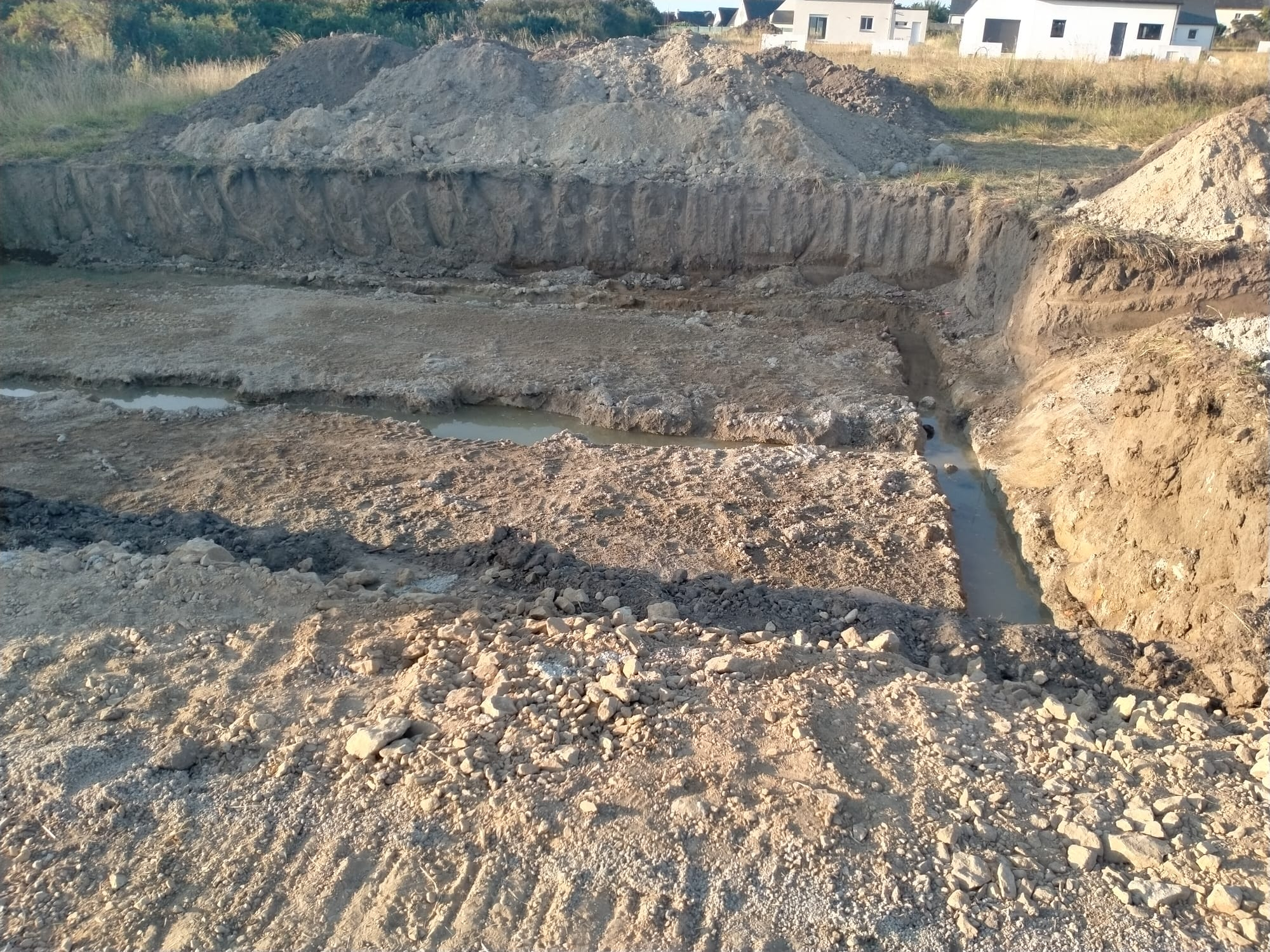 DEBUT DE CHANTIER A LE GUILVINEC