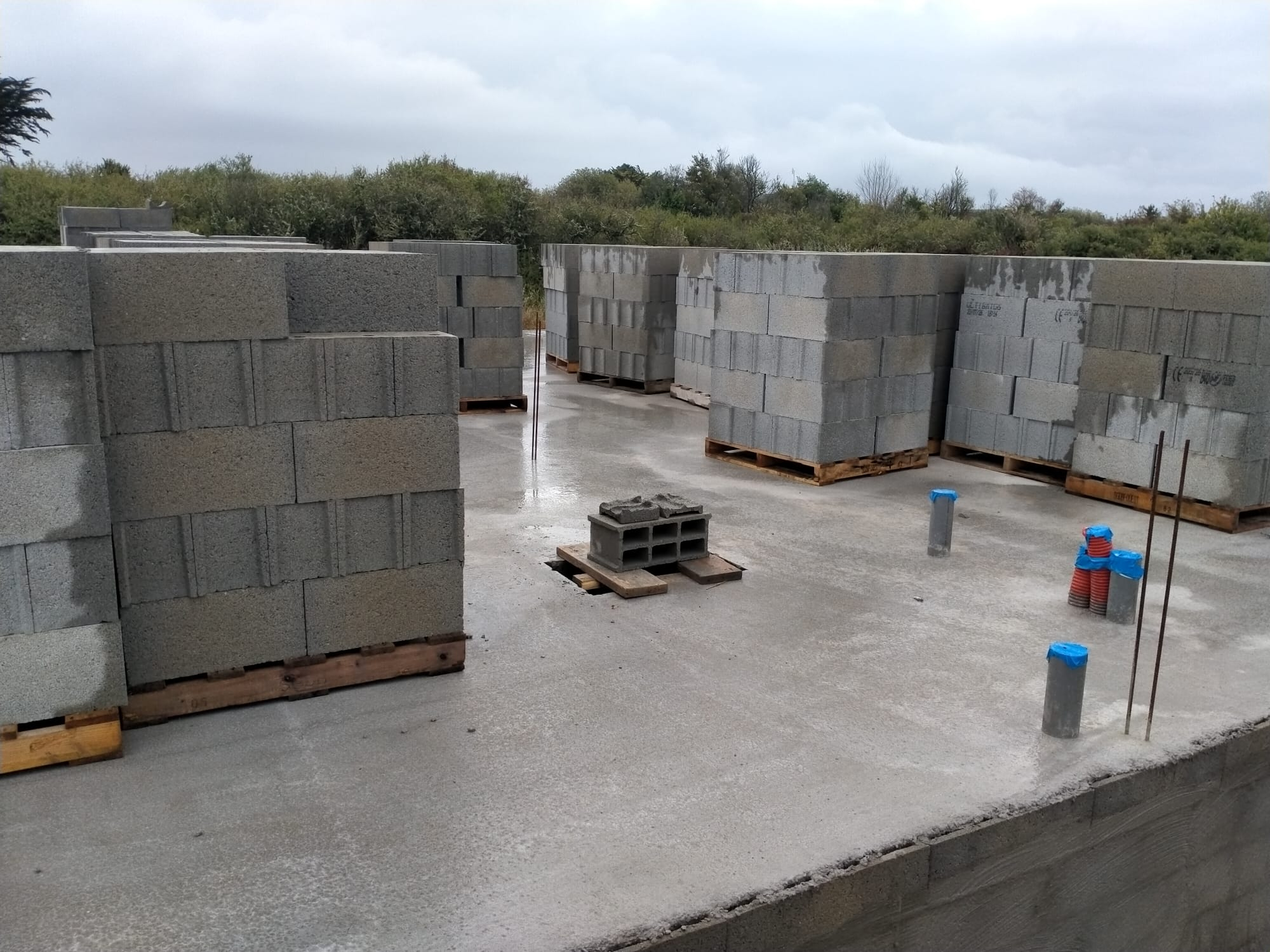 DEBUT DE CHANTIER A LE GUILVINEC