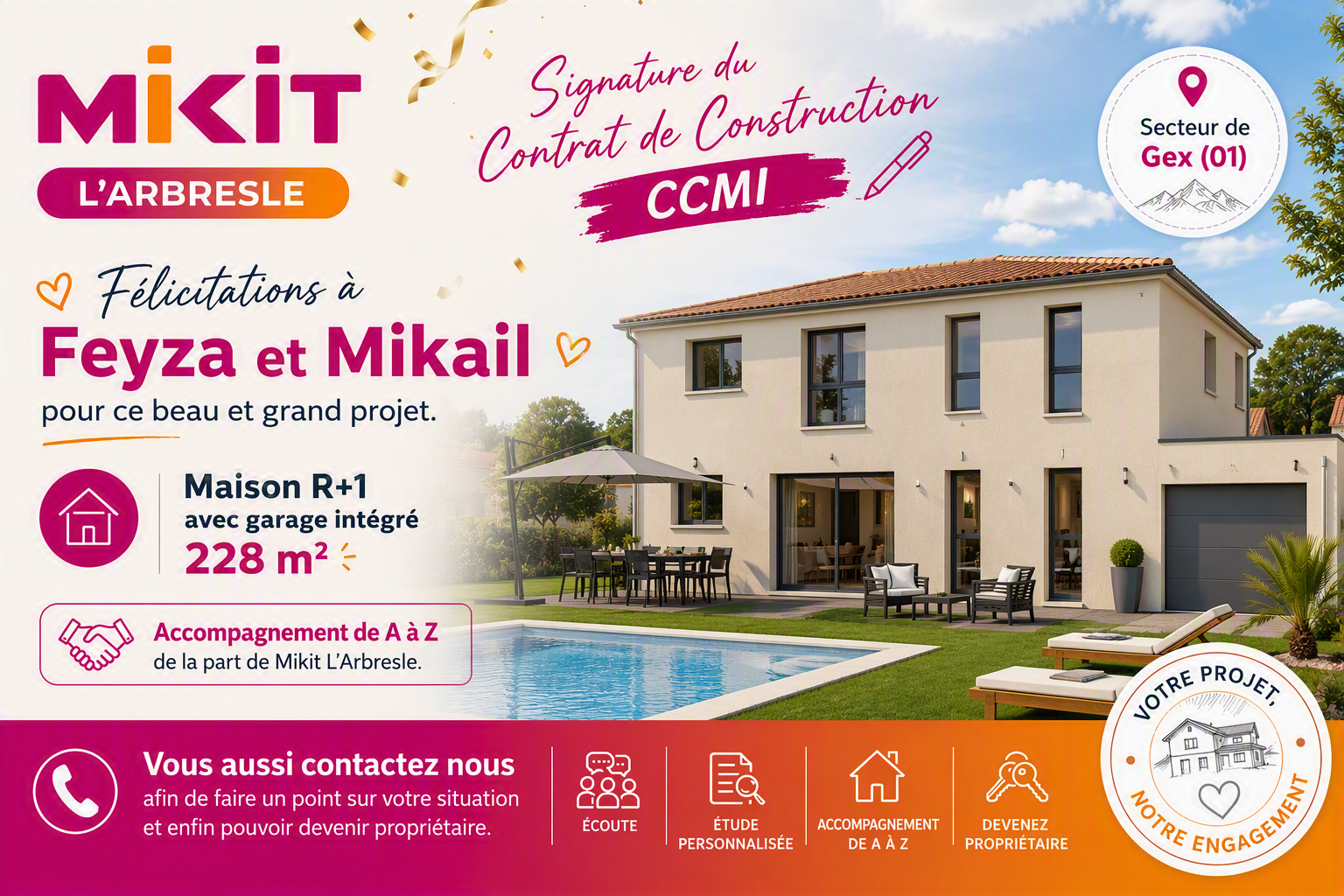 Signature de CCMI pour Feyza et Mikail