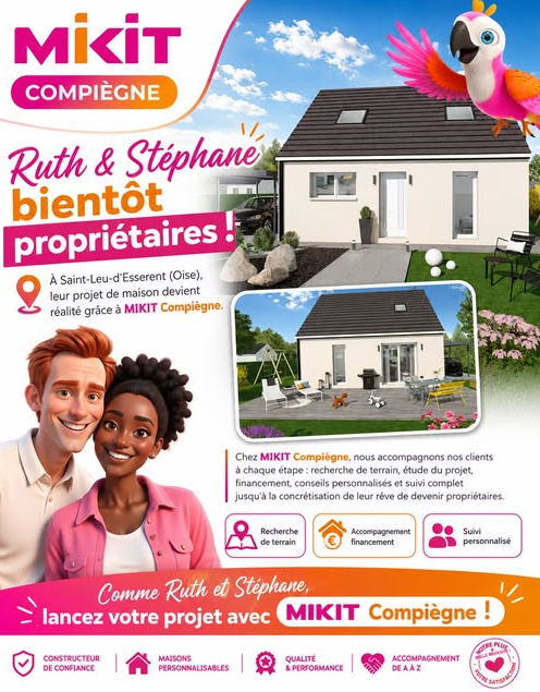 Ruth et Stéphane deviennent propriétaires à Saint-Leu-d’Esserent