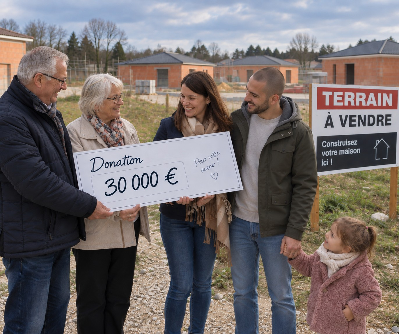 Donation 2026 pour aider son enfant à devenir propriétaire en Charente