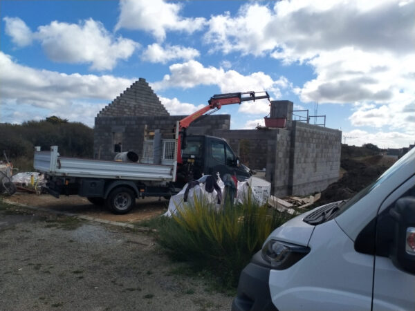 AVANCEMENT DE CHANTIER A LE GUILVINEC