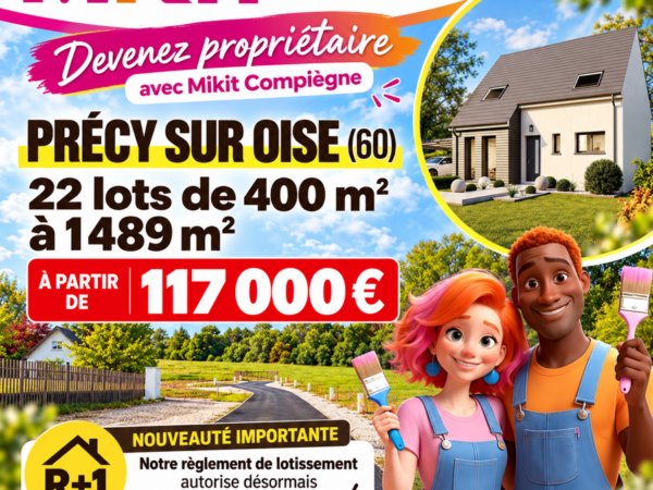 Terrain à bâtir Précy-sur-Oise (60) | Mikit Compiègne